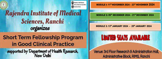 Short Term fellowship Program in Good Clinical Practice 