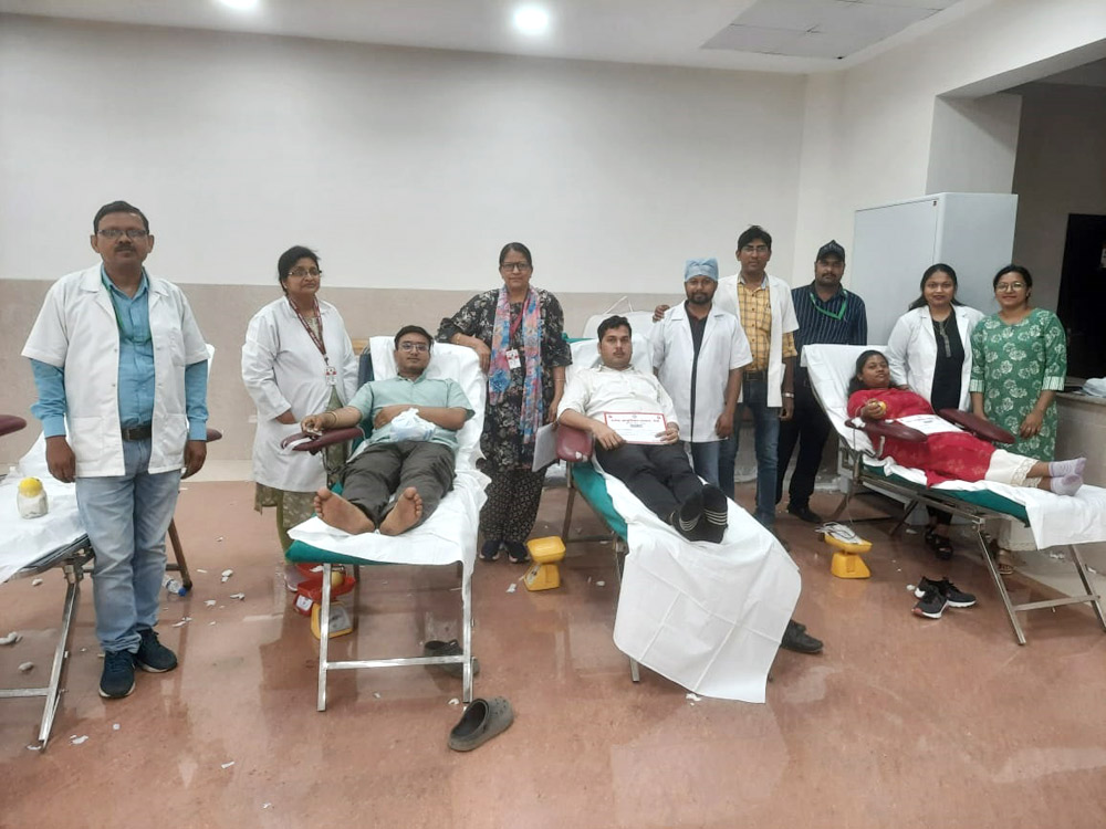 Blood Donation Camp organised by Blood Bank, RIMS on 11th June 2024