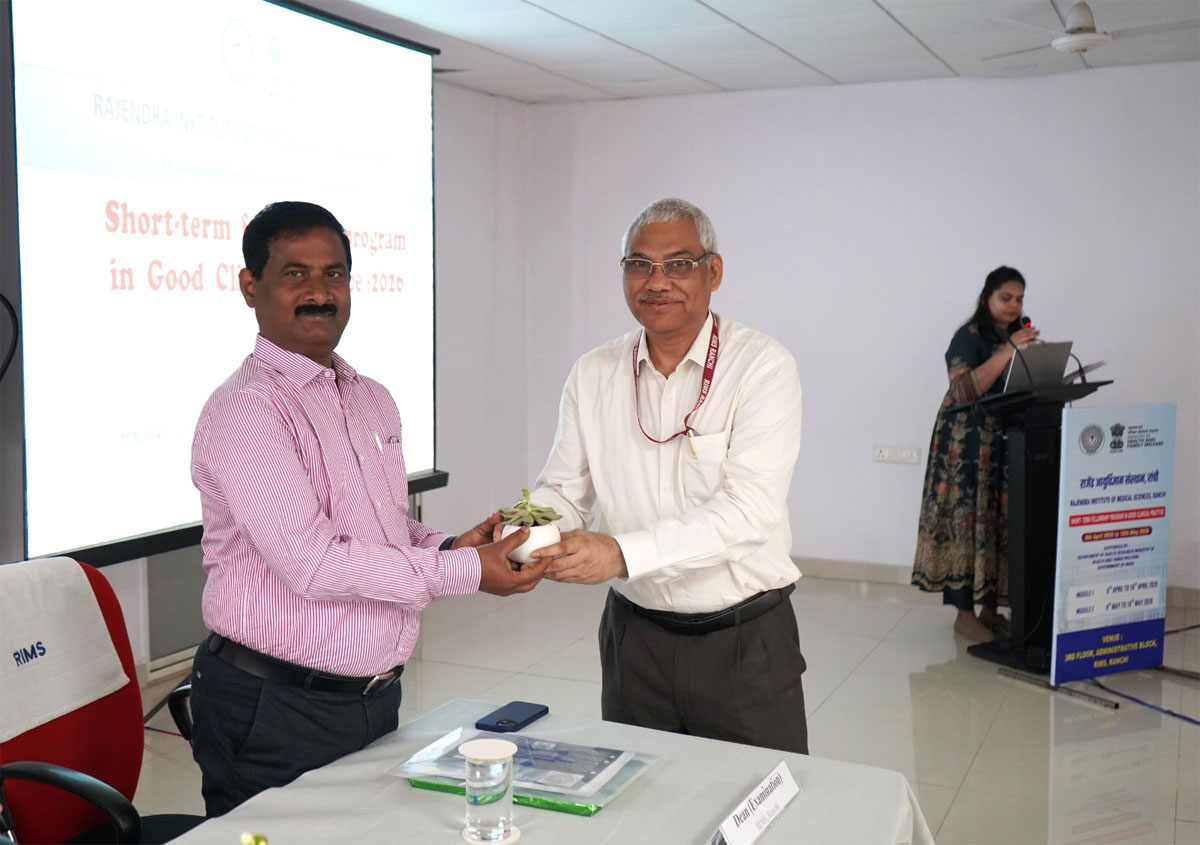   Topic : Inauguration program of the Good Clinical Practice (GCP) dated: 07.04.2026, Module 1 : 06.04.2026 to 18.04.2026, Module 2:  04.05.2026 to 16.05.2026  