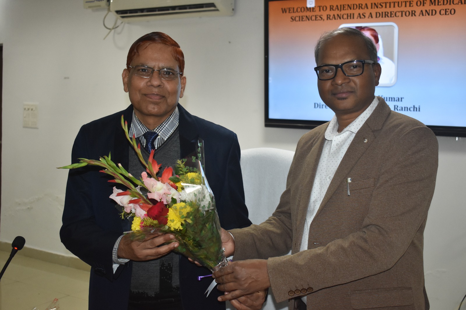 Topic :Welcome Ceremony  of Prof.(Dr.) Raj kumar as Director and CEO of RIMS, Ranchi